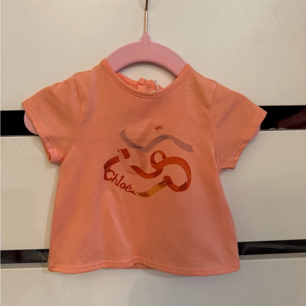 Chloe Kids Coral Short Sleeve Tee